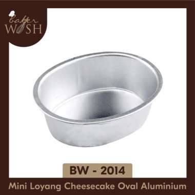 Mini Loyang Cheesecake Oval Aluminium Import BW - 2014
