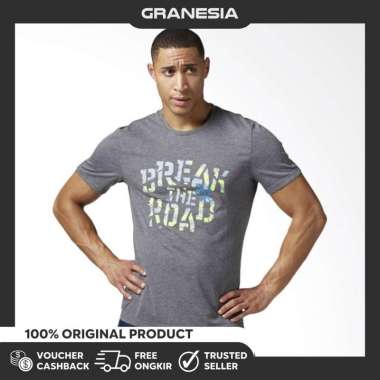 Reebok Run Essentials SS Men BK7285|Baju Olahraga Pria M