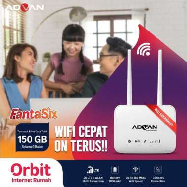 Modem router wifi advan CPE 4G LTE + WLAN bundling Telkomsel Orbit