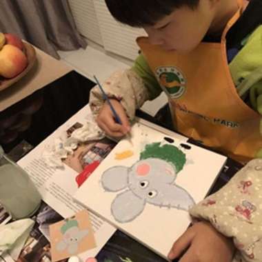 Diy Melukis Kanvas Anak Cat Lukis Canvas Painting Coloring Mewarnai Multicolor