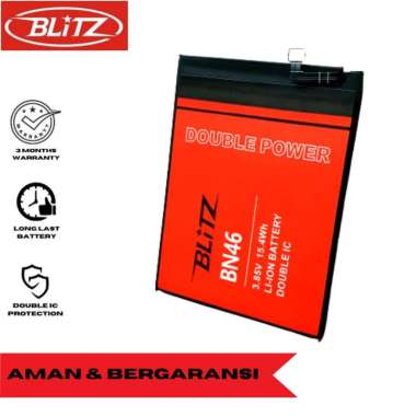 BLiTZ Baterai BN46 Xiaomi Double Power Redmi 7 / Note 8 / Note 6