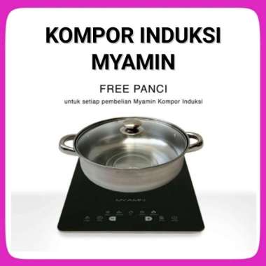 Kompor Induksi Myamin - Kompor Listrik - Portable - Cooktop Multicolor