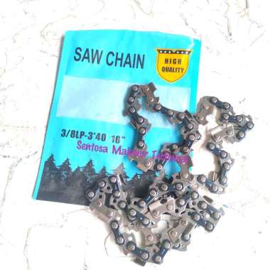 10" Rantai Chainsaw Chain Saw Mata Gergaji Cordless Baterai 10 Inchi