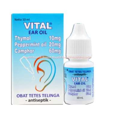 Vital Ear Oil Vital 10ml Antiseptic Ear Drop Cleanser Vitalear Vitalear Drop