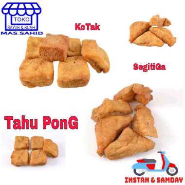 Tahu Pong Tahu Kopong Kotak Segitiga