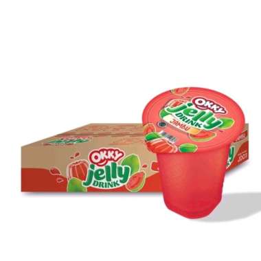 Okky Jelly Drink Kecil Jambu/Blackcurrant 1Dus (24Pcs) Jambu