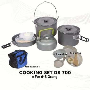 Cooking Set DS 500 Perlengkapan Camping Ds-500 Peralatan Nesting Ds500 Ds700