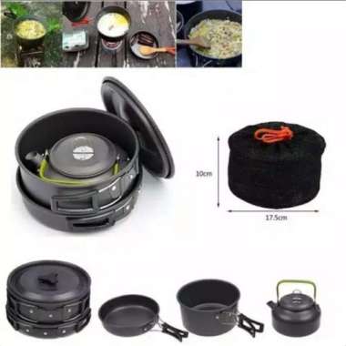 Nesting Cooking Set Ds308 Alat Masak Camping DS 308