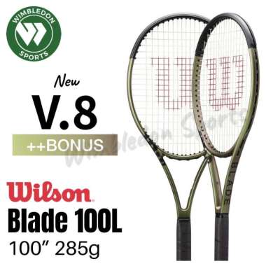 Raket Tenis Wilson Blade 100L v8 / Raket Wilson Blade v8 Tidak dipasang