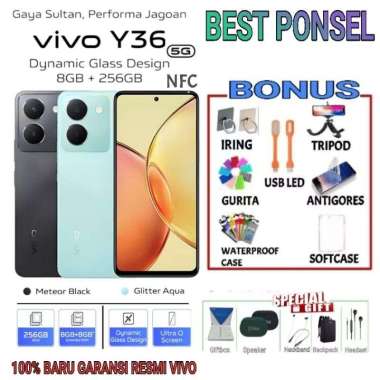VIVO Y36 5G - Y36 4G RAM 8+8GB Extended + 256GB Y 36 5G - 4G 8/256 GB GARANSI RESMI VIVO INDONESIA Y