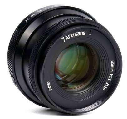 LENSA FIX 7ARTISANS 35MM F1.2 MARK II LENS CANON SONY FUJI OLYMPUS - M4/3 CANON