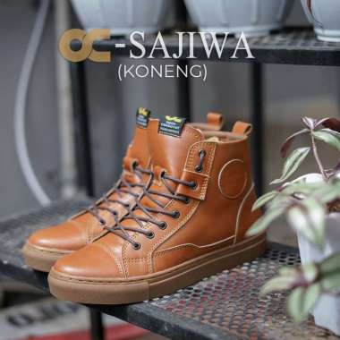 EXCECUTIVICE OC-SAJIWA / SEPATU KULIT PRIA TERBAIK 38 TAN