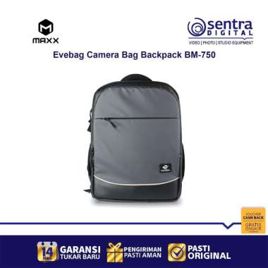 Evebag BM-750 Camera Bag Backpack ( Tas Ransel BM750 ) Grey