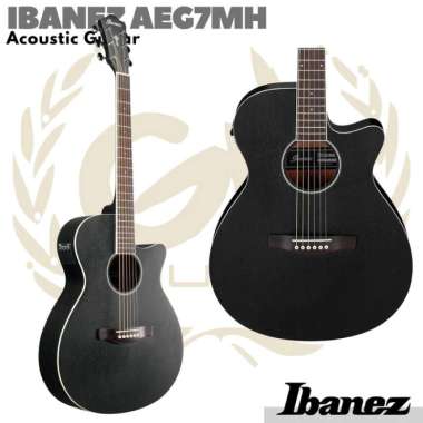 IBANEZ AEG7MH Acoustic Guitar | Gitar Akustik Elektrik W. BLACK