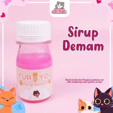 Fur You Sirup Demam untuk Menurunkan Panas Demam Anabul Kucing Suhu dan Demam Tinggi