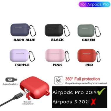 Airpods Pro 2019 / Airpods 3 Case Silicone With Keychain Airpods 3 2021 Green
