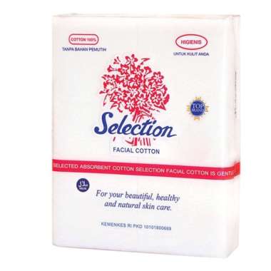 Kapas Wajah Selection Facial Cotton 75 gram Pembersih Make Up