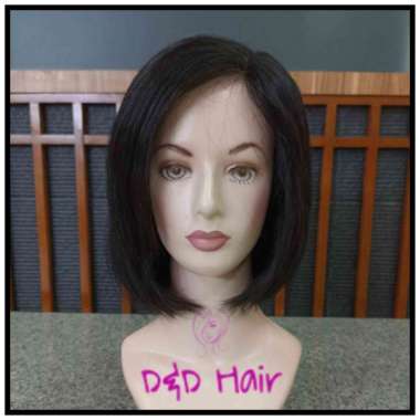 Wig Rambut Asli - Wig Wanita - Wig Bob-1 25cm - Black -Human Hair 100% Multivariasi