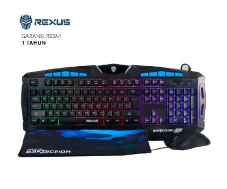 Keyboard + Mouse GAMING REXUS VR1 Warfaction