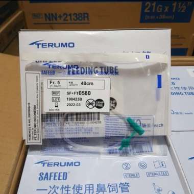 NGT Terumo /Feeding Tube Terumo Fr.5-40cm / Feeding Tube No.5 Multivariasi Multicolor