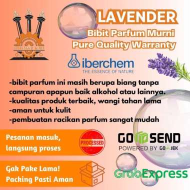 Pure Bibit parfum lavender ex iberchem 100ml parfum laundry termurah