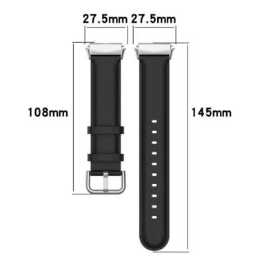 Leather Strap Watch Quick Release Tali Jam for REDMI WATCH 3 ACTIVE BLACK
