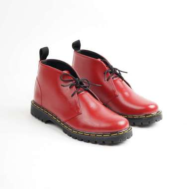 SPV Marlow - Sepatu Boot Casual Pria Wanita Spanish Red 42 Spanish Red (Merah)