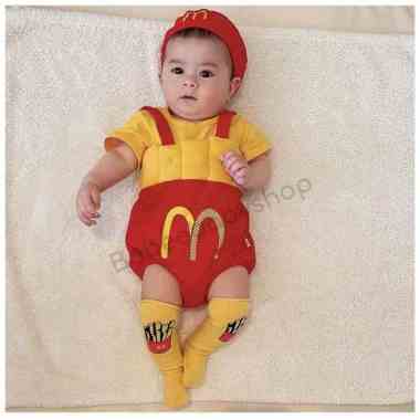 JUMPER KENTANG GORENG SET 0-12 bulan