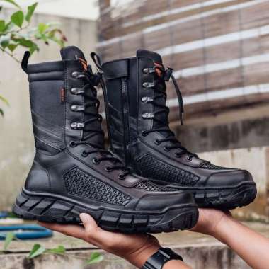 RUB TRACK - Sepatu pdl Ninja Boa Libra Bahan Kulit Asli Premium Model Tawon Ninja Boa Tali Putar Lac