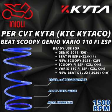 PER CVT KYTA KTC KYTACO BEAT SCOOPY GENIO VARIO 110 FI ESP SPACY BEAT DELUXE NEW SCOOPY R12 BEAT STR