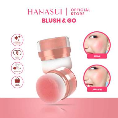 HANASUI Perfect cheek blush&go 02 peach