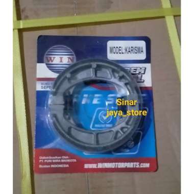 Kain Rem Belakang Kampas Rem Karisma Revo Suprax 125 Suprafit New Revo Absolute Merek Win