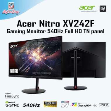 Acer XV242F 24" Monitor Gaming FHD TN 540Hz