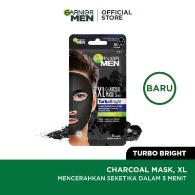 GARNIER MEN TURBO BRIGHT MASK
