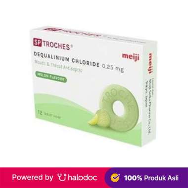 SP Troches Meiji Rasa Melon 12 Tablet