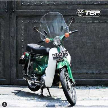 Windshield Pelindung Motor Vespa, Beat, Mio, Vario, Fino Universal