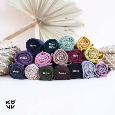 Koyu Hijab Iner Bandana Jersey Super Murah Allsize KUNING KENARi