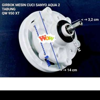 Gearbox Mesin Cuci Aqua 2 Tabung Gear Box Mesin Cuci Aqua AS Kotak