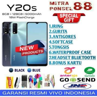 VIVO Y20S RAM 8/128 GARANSI RESMI VIVO INDONESIA