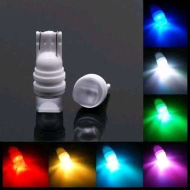 Lampu LED T10 Keramik Speedometer Senja Sein // Ceramic Mobil Motor Sen Mundur Kota Ungu