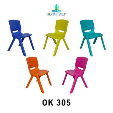Kursi Anak Olymplast / Kursi Plastik / Bangku Anak TK Multicolor