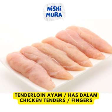 Filet Ayam Dada Strips Daging Has Dalam - Tenderloin Chicken Breast Fillet- Strip Fresh Frozen Ciken