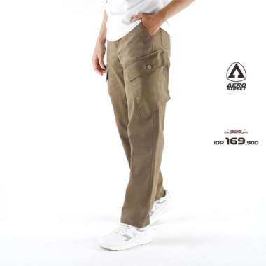 Aerostreet Cargo Panjang Atlas Khaki Celana Cargo ECAAA 28