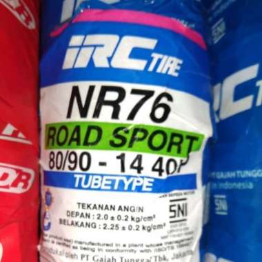 Ban Standar Depan / Belakang Ring 14 80 90 14 IRC Ban Luar Motor Matic