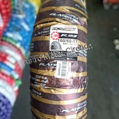 Ban Corsa Platinum R93 160 60 17 ring 17 tubles tubeless