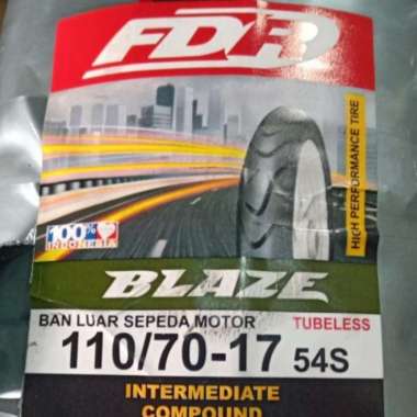 Ban Pelek 17 FDR 110 70 17 Blaze Tubeless Ban motor Vixion byson