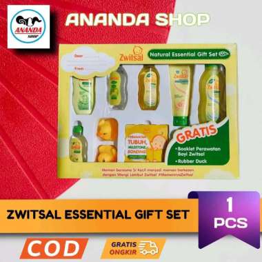 Zwitsal Baby Natural Essential Gift Set - Paket Perlengkapan Bayi 1 Set
