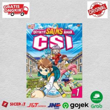 Buku Komik Pintar : Detektif Sains Anak Csi 01- Pecahkan Kasus Misteri