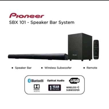 Pioneer Soundbar SBX 101 Wireless SBX101 SBX-101