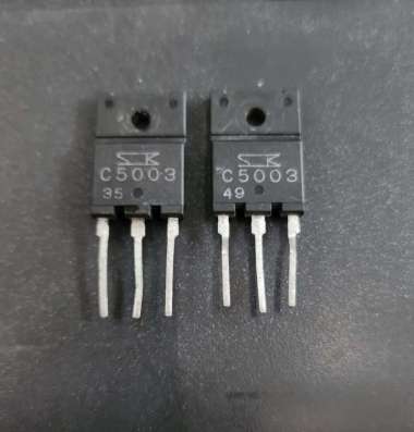 Transistor C5003 Silicon NPN 800V 80W 7A Sanken Cabutan